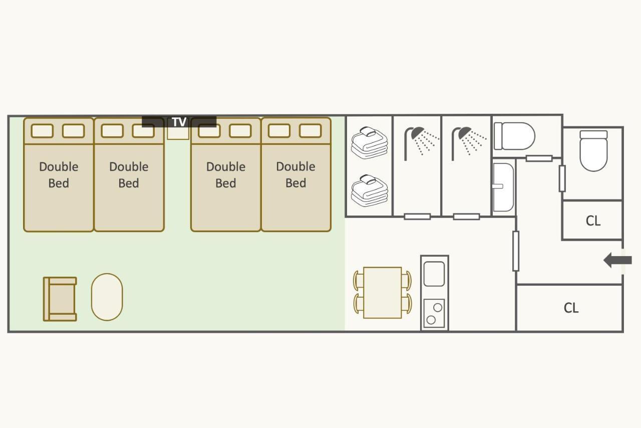 Appartement Casa Comoda Nanba Ōsaka
